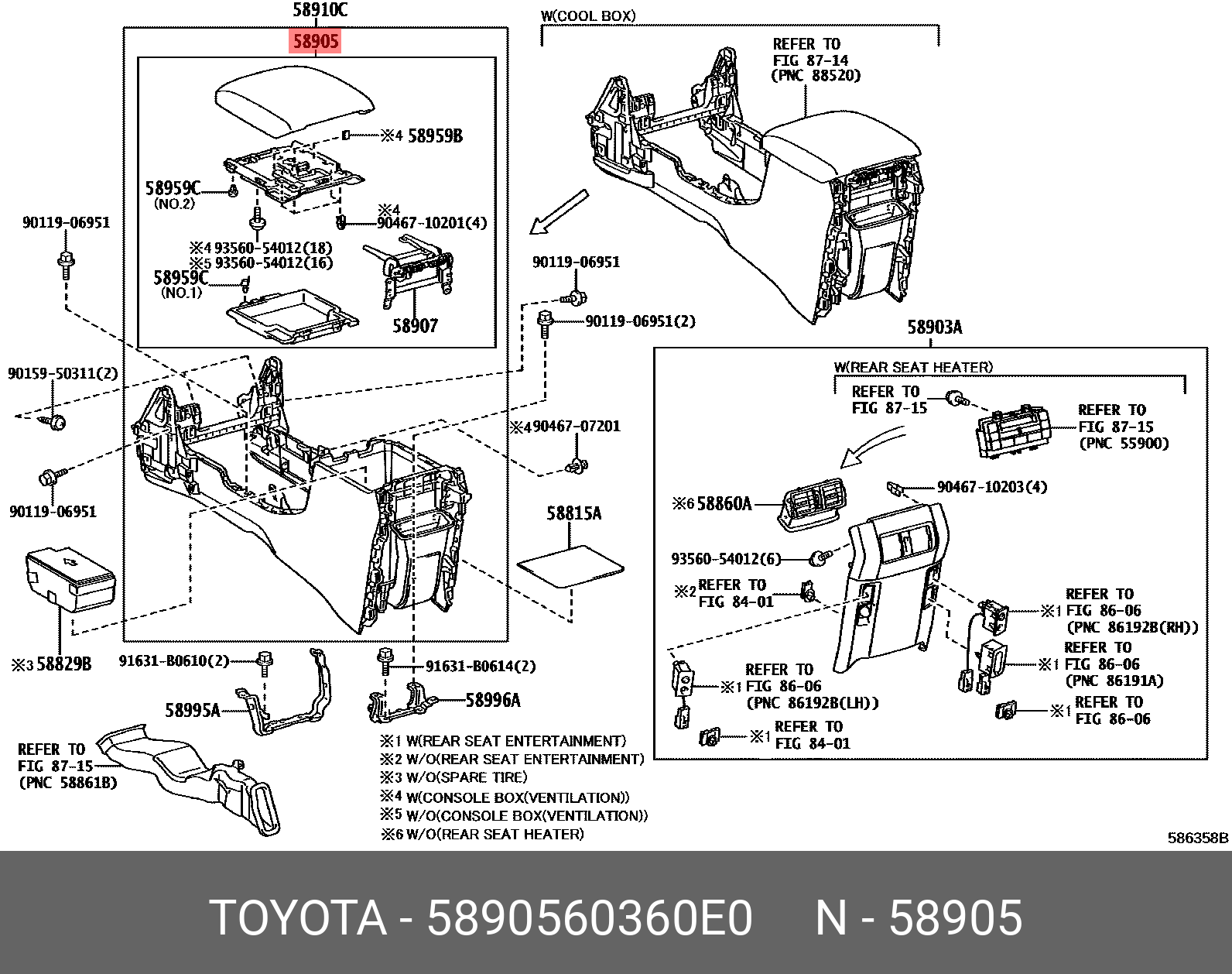 58905 60360 E0 GENUINE TOYOTA LAND CRUISER PRADO 201708 DOOR SUB ASSY