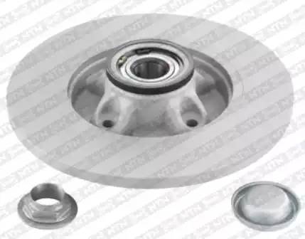 Диск задний тормозной + подш. 308/B9/C4 Picasso 1.6-2.0i/HDi 07