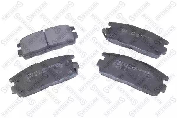 колодки тормозные задние 110.7*45.9 Chevrolet Captiva (C100,C140) 06-, Opel Antara 06-