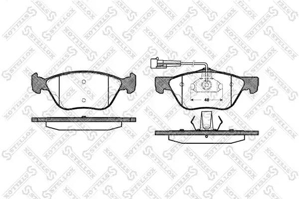 600 002B-SX 589 02 колодки дисковые п. Alfa Romeo 156, Fiat Bravo/Marea 2.0i