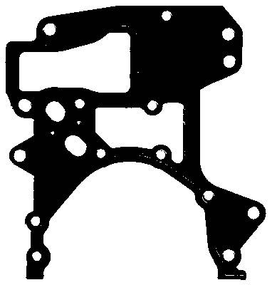 Прокладка масляного насоса Opel A16XER/A18XER (24 405 911) Elring