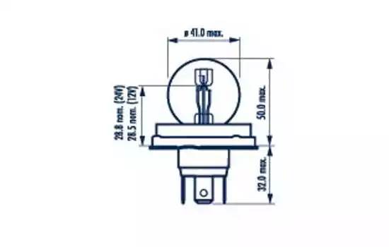 Narva R2 Standart P45t 1шт.