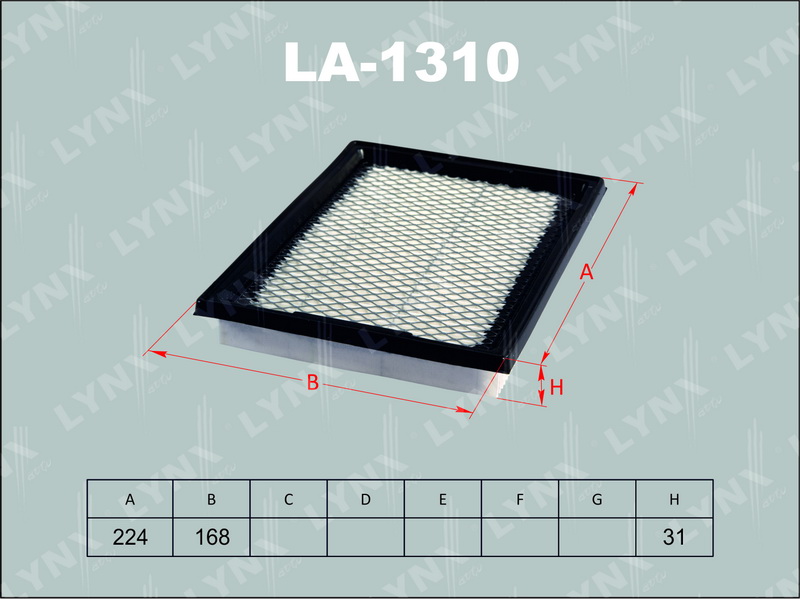 LA1310 LYNX Фильтр воздушный