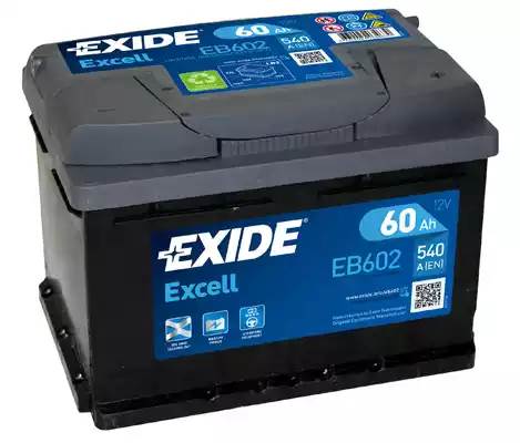 Аккумуляторная батарея EXIDE EXCELL 6СТ-60Aч 520A (низкий) 242*175*175 обратная полярность