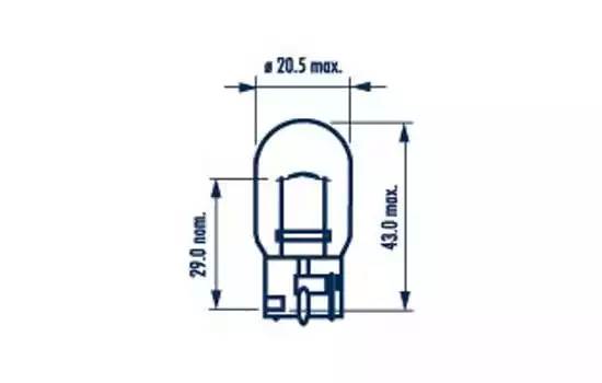 Narva W21W Standart W3x16d 1шт.