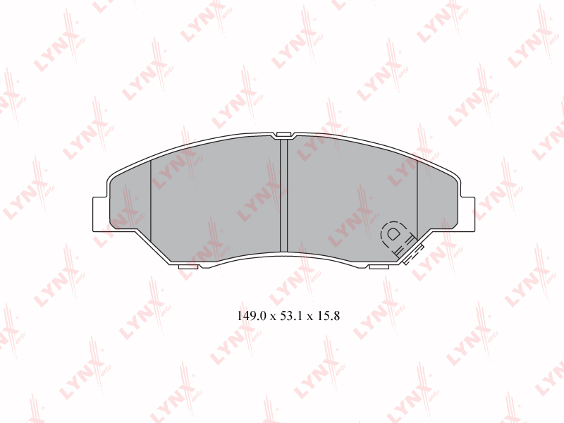 BD4414 LYNX Колодки тормозные