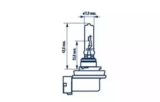 Narva H9 Standart PGJ19-5 1шт.