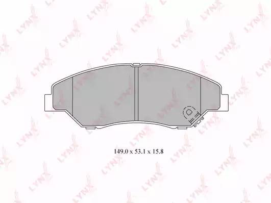 BD4414 LYNX Колодки тормозные