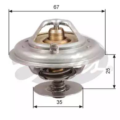 Термостат 92С audi: a4/a6/a8-2.4i/2.8i, bmw: e30/e36/e28/e39/e38-1.8i/2.8i, vw passat b3:-2.8i
