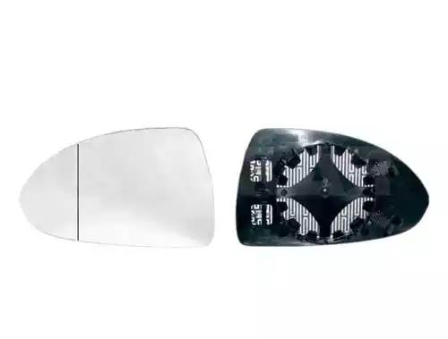6472424 стекло зеркала правого с кроншт. выпукл. с подогр. Opel Corsa D 06