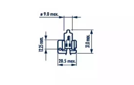 Narva H2 Standart X511 1шт.