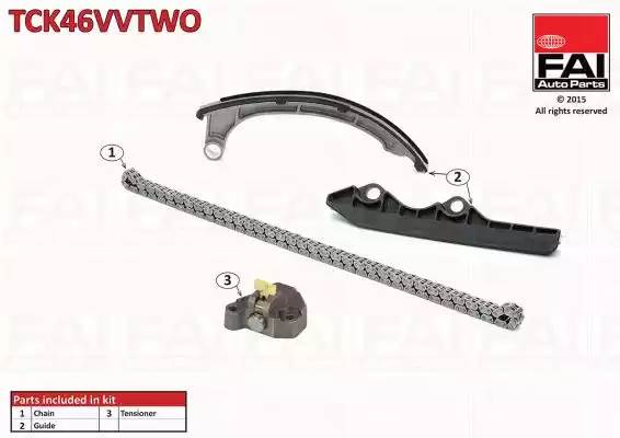 Комплект ГРМ Nissan CR14DE (цепь+ натяжитель+успокоители) (13028-AX000) FAI