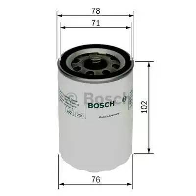 Фильтр масляный, BOSCH, F026407027