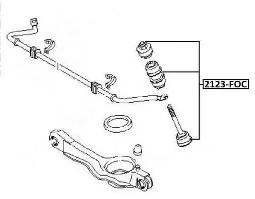 Втулки стабилизатора 2123 схема
