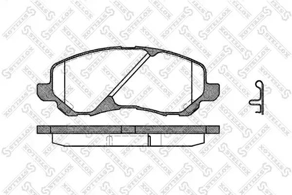 колодки тормозные передние (144,9*55,1) Citroen C4 11-, Mitsubishi ASX 10-, Lancer IX, X 03-, Outlander I-III 03-
