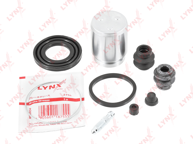 BC6057 LYNX Ремкомплект тормозного суппорта с поршнем заднего (поршень Ø 35mm, суппорт Akebono) купить в интернет-магазине AvtoTO