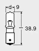 Лампа накаливания, 'Original Line H21Вт' 24В 21Вт, 1шт