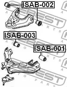 ISAB002 сайлентблок переднего верхнего рычага Great Wall Hover 05