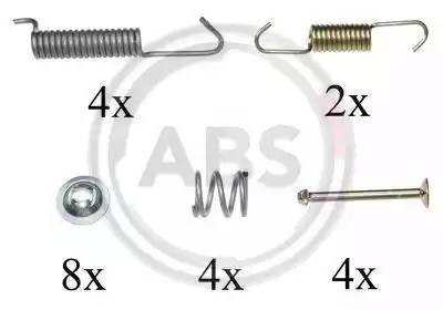 0821Q ABS Комплектующие, стояночная тормозная система