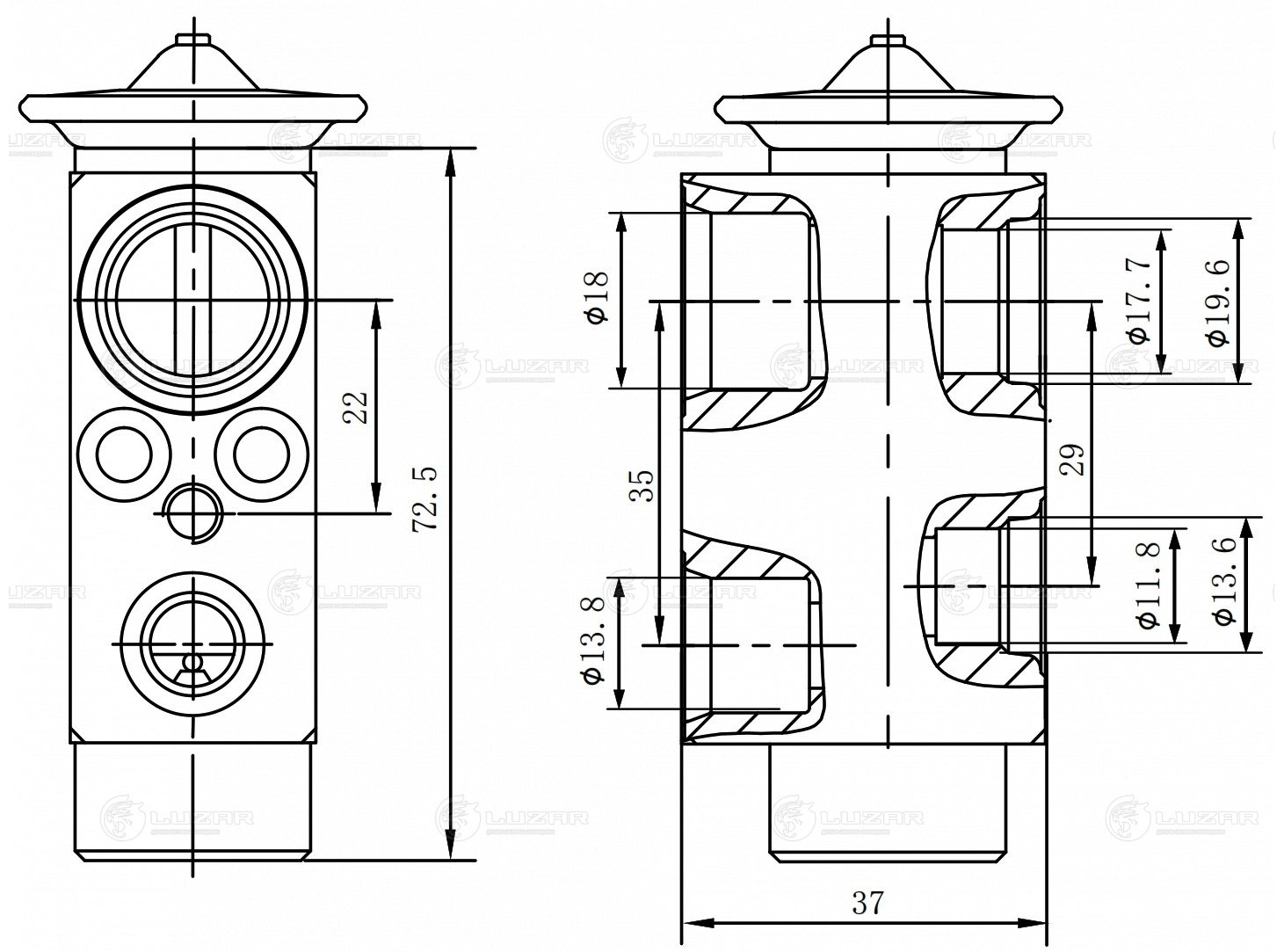 Клапан расширительный кондиционера