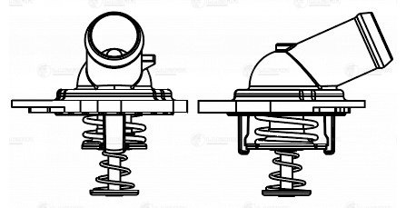 Термостат 78°C в сборе
