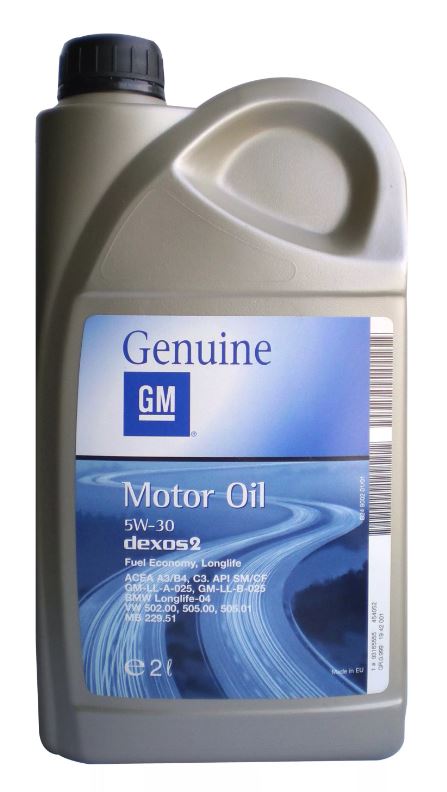 General Motors Motor Oil Dexos 2
