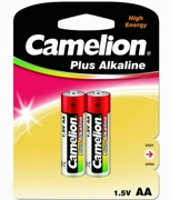Батарейка алкалиновая тип AA 1,5В 1шт Camelion Plus Alkaline LR6-BP2