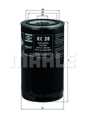 Фильтр топливный KC 28
