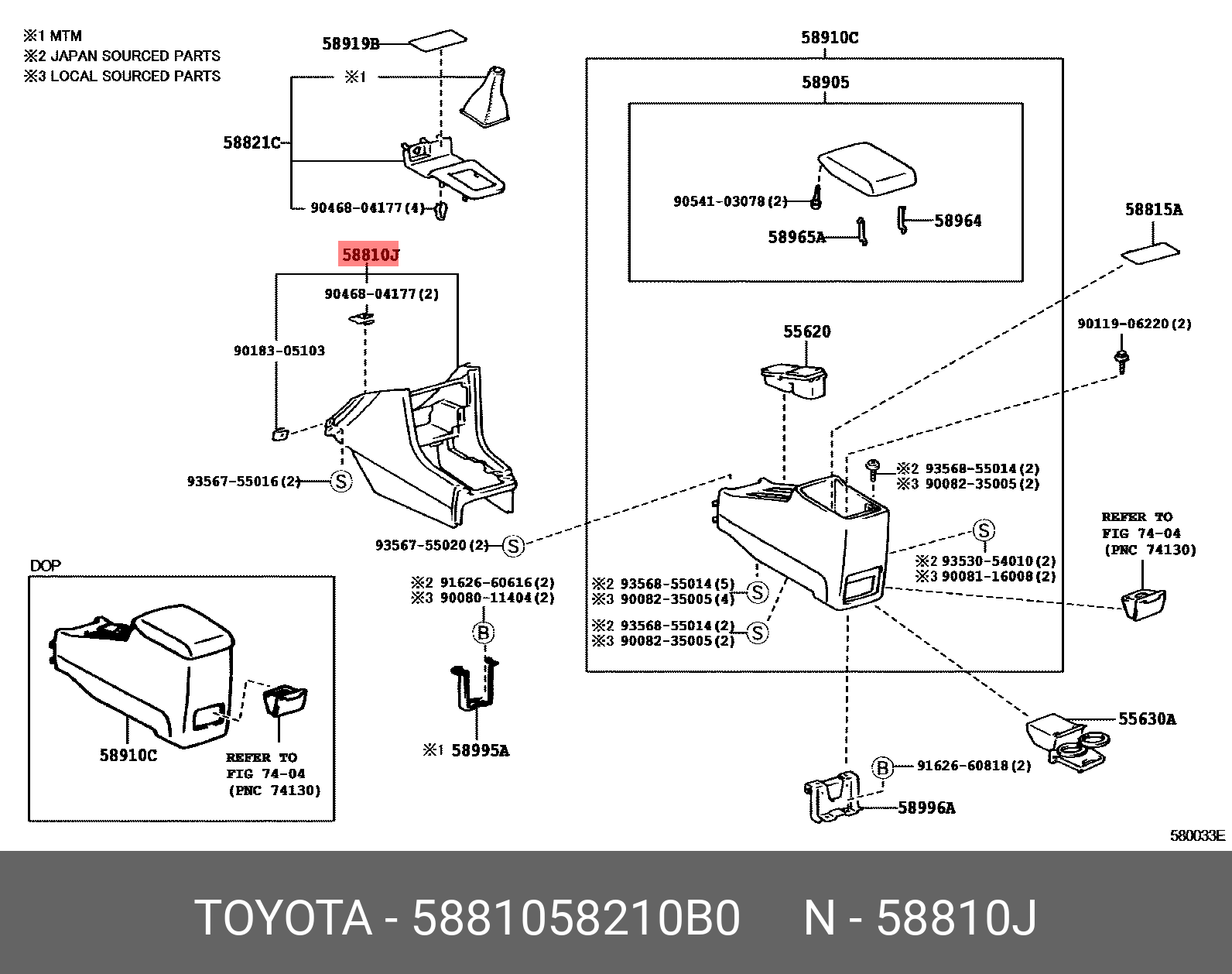 TOYOTA ALPHARD VELLFIRE HV 200804 - 201501 GENUINE PARTS