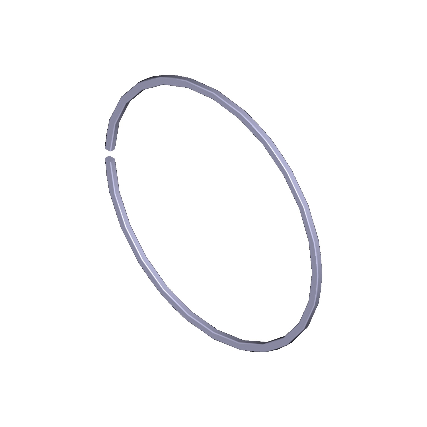 Кольцо стопорное подшипника вторичного вала