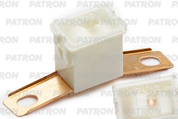 PATRON Предохранитель блистер 1шт PLB Fuse (PAL295) 120A белый 48x12x21.5mm