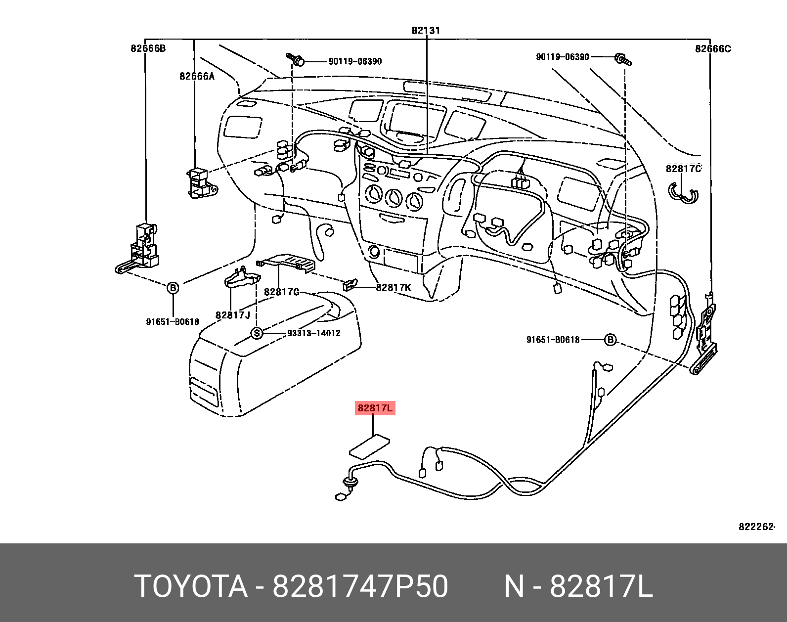 PRIUS 201511 -, PROTECTOR, WIRING HARNESS, NO.7