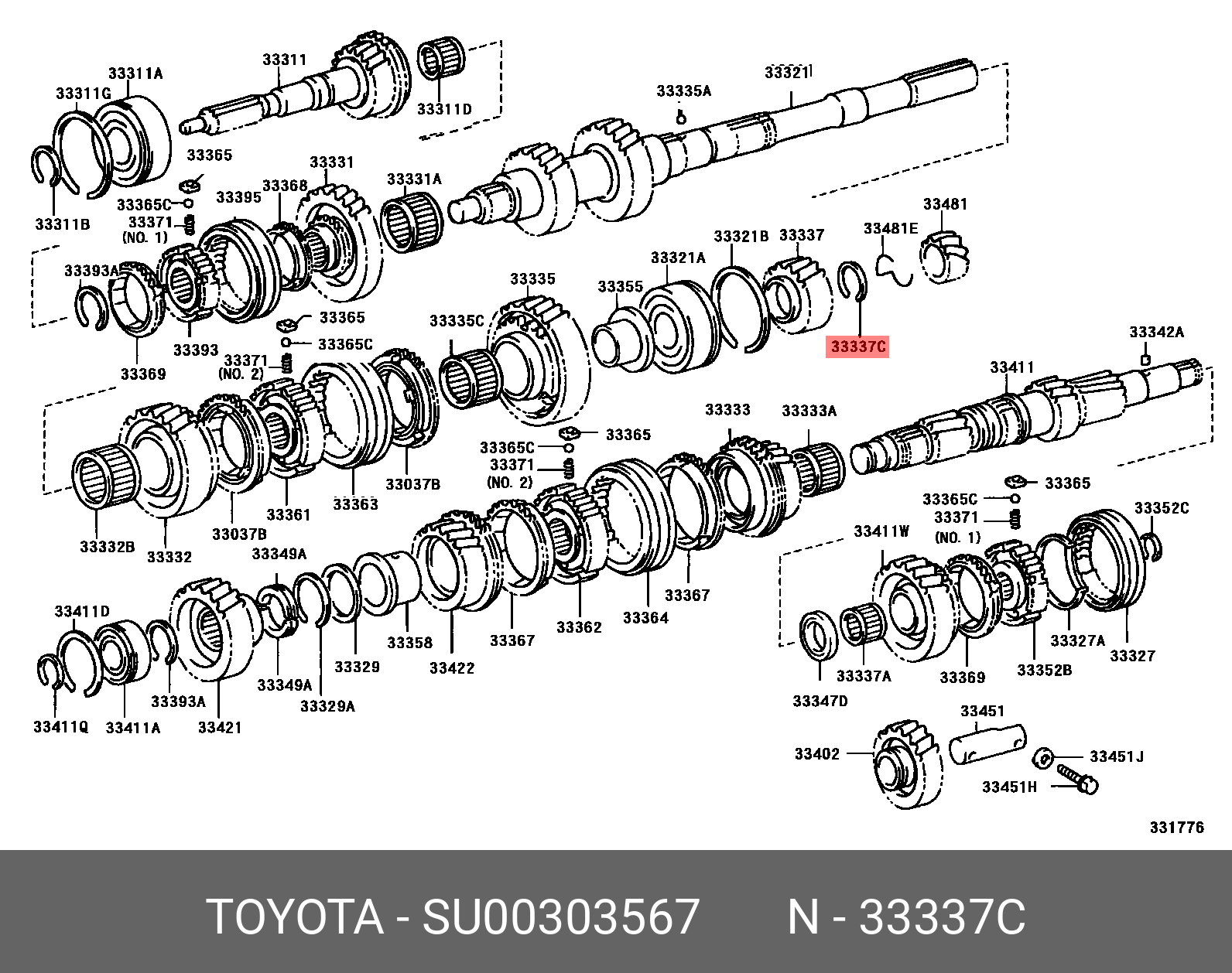SU00303567, GR 86 202110-, ZN8, RING, SHAFT SNAP(FOR 6TH GEAR)