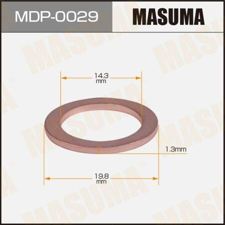MASUMA шайба (прокладка) маслосливного болта 14.3x19.8x1.3