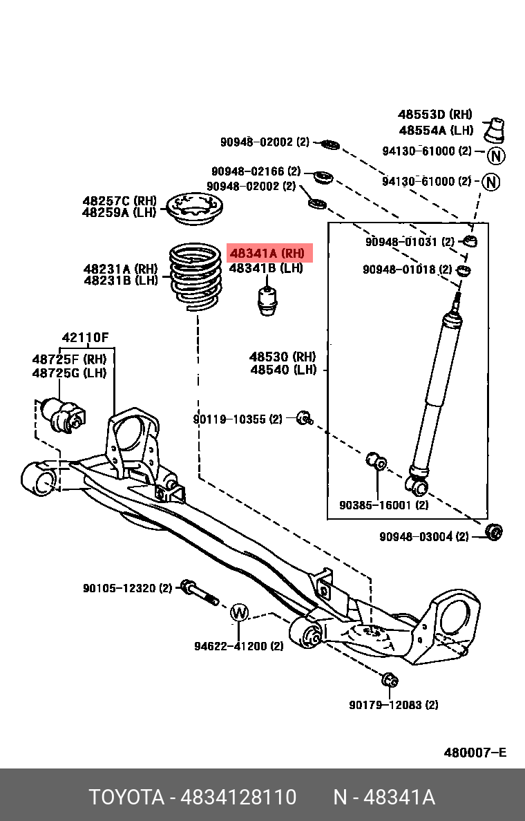 COVER, ENGINE UNDER, NO.2 5144242080, Toyota Parts