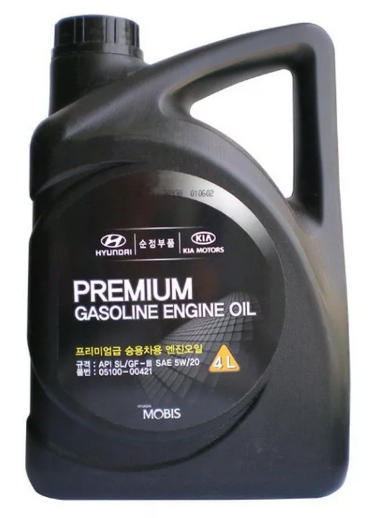 Hyundai/KIA Premium Gasoline SAE 5W20 SL/GF-3