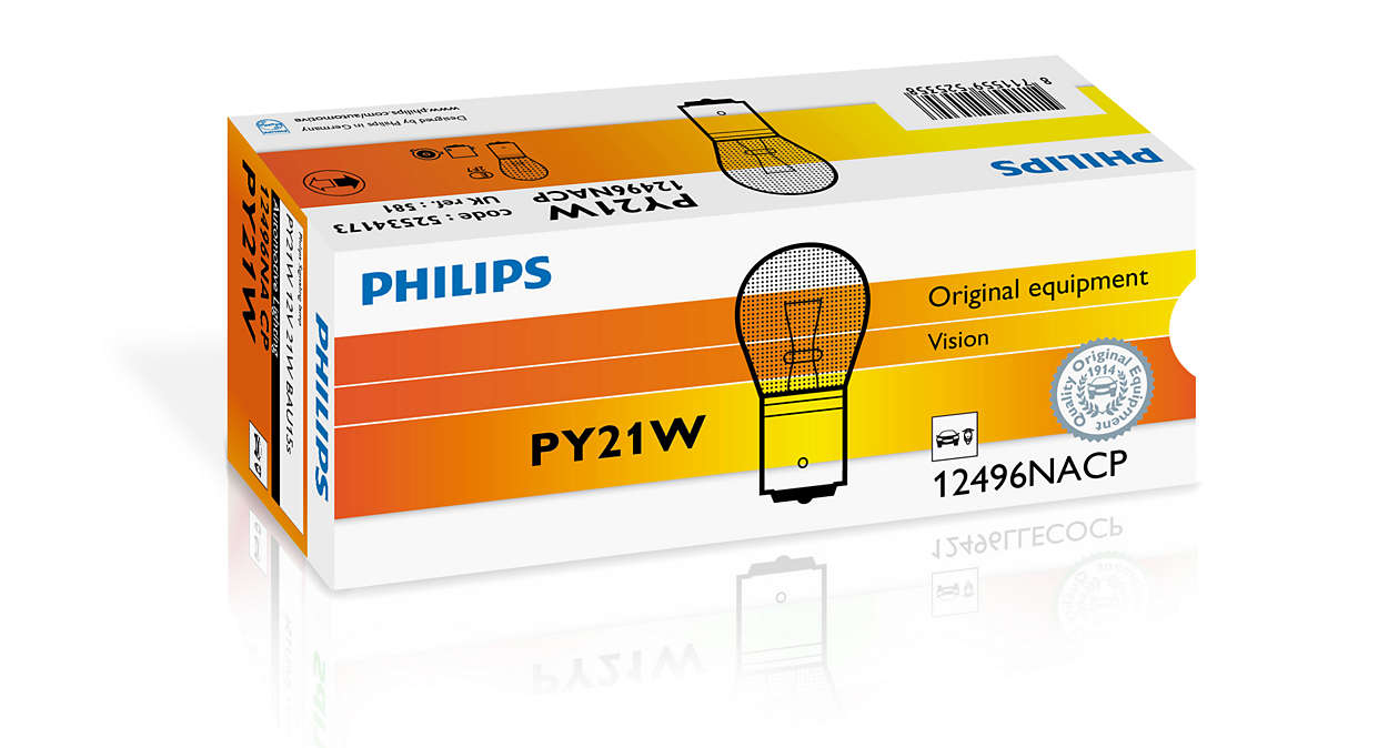 Лампа накаливания' Premium PY21W' 12В 21Вт
