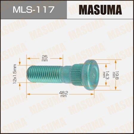 MASUMA  (Шпилька колеса) 12x1.5x14.2x48