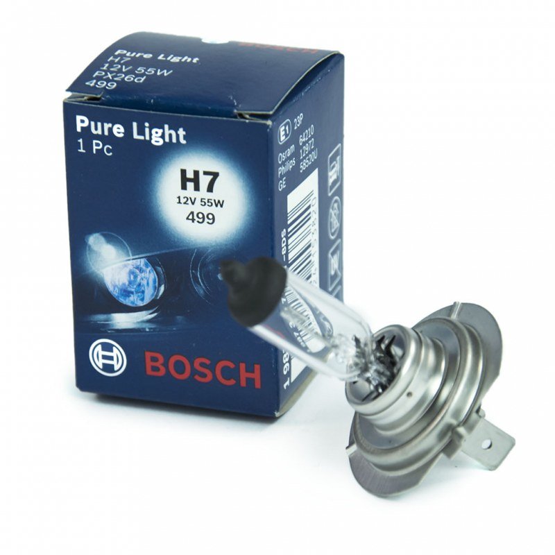 Лампа накаливания BOSCH 12v55w H7