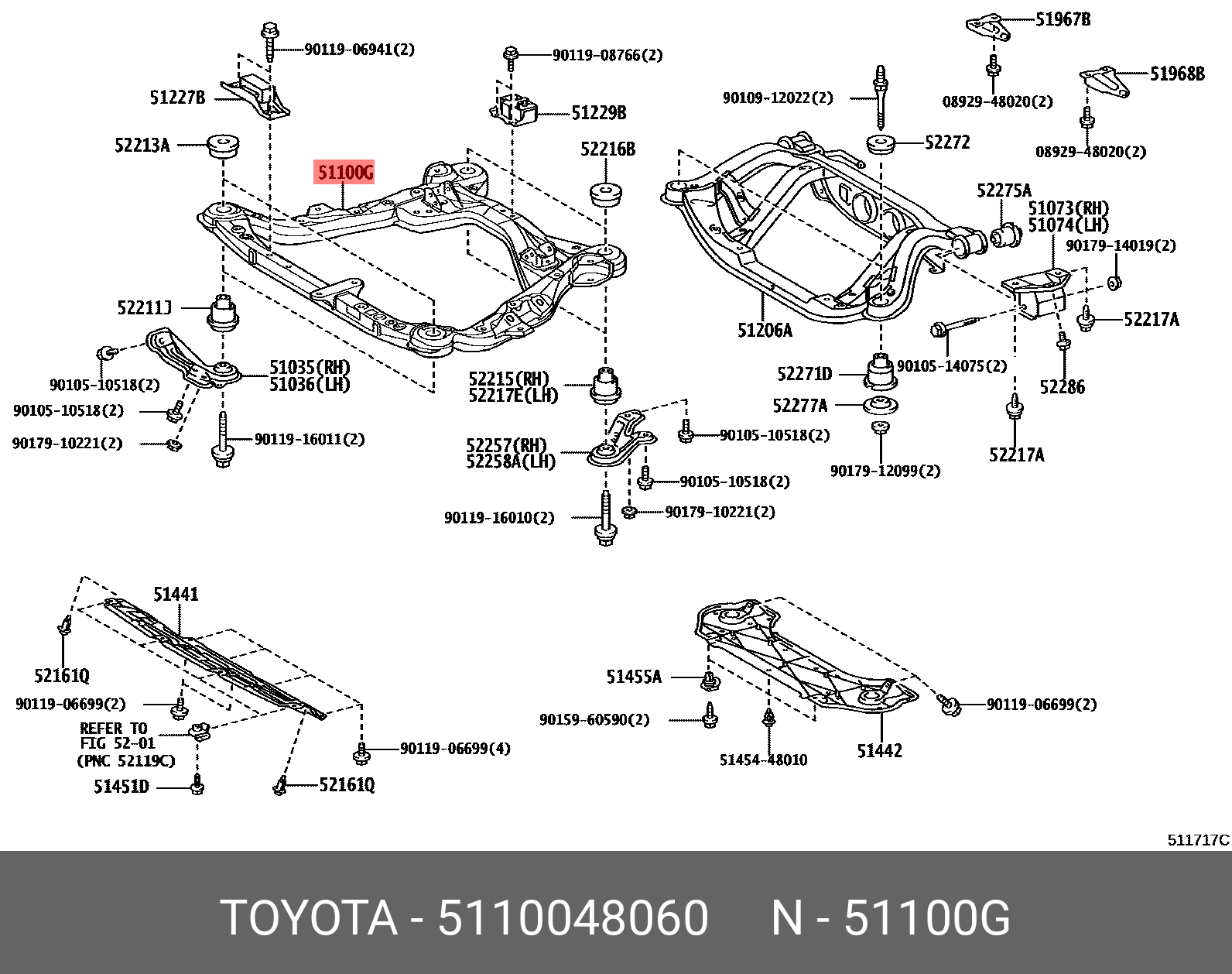 TOYOTA HARRIER MHU38 200503-201206 GENUINE PARTS