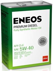МАСЛО ENEOS Premium DIESEL CI 4 5W40 4L OIL1338