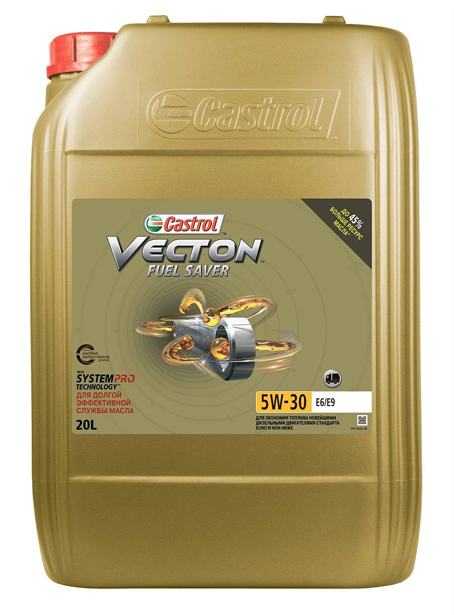 Масло моторное синтетическое 'Vecton Fuel Saver E6/E9 5W-30', 20л