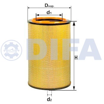 Элемент безопасности фильтрующий воздушный