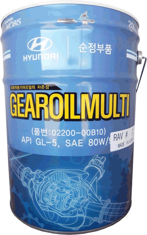 Масло трансмиссионное минеральное "Gear Oil Multi 80W-90", 20л