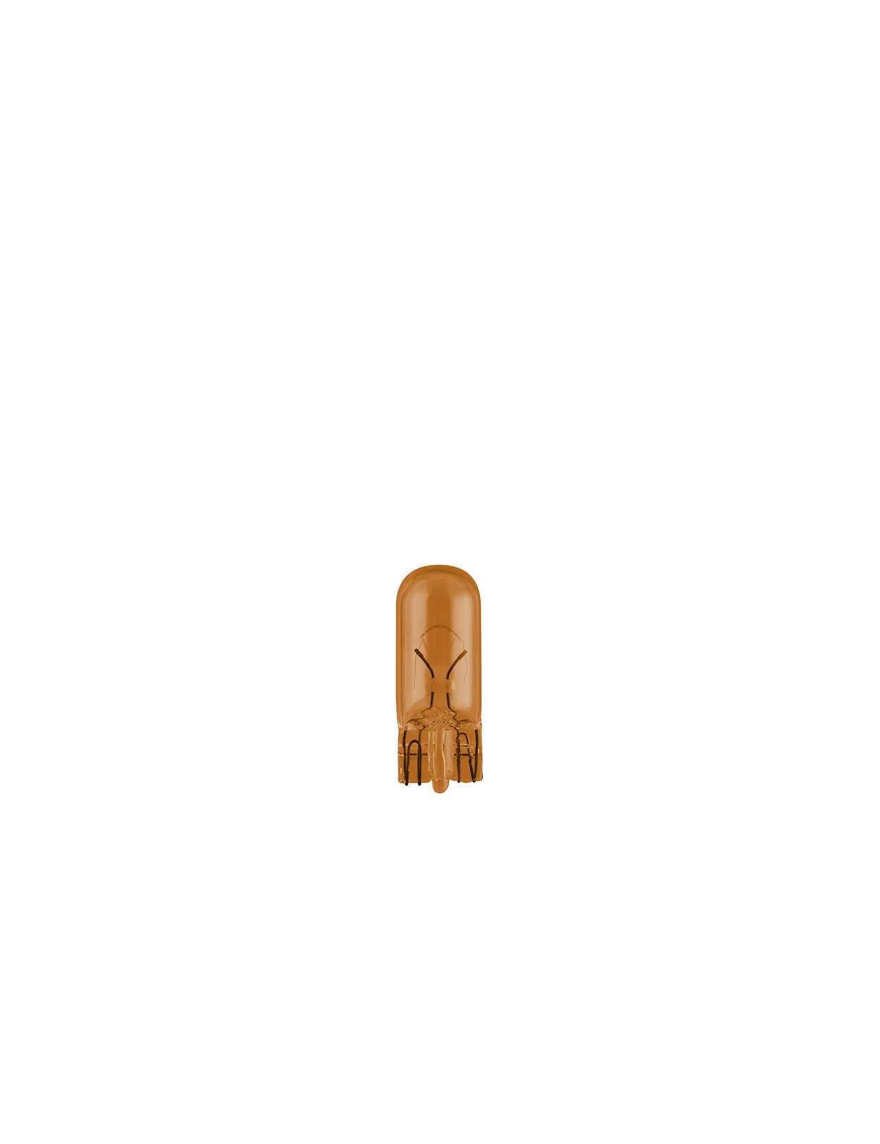 лампа 12V 5W (повторит. повор.) б/цок. (WY5W / W2,1*9,5d) желтая