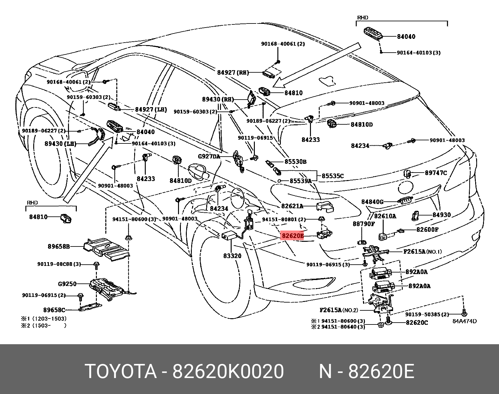 TOYOTA AQUA 202106- GENUINE PARTS