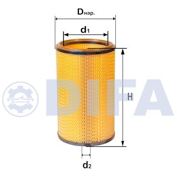 Элемент безопасности фильтрующий воздушный