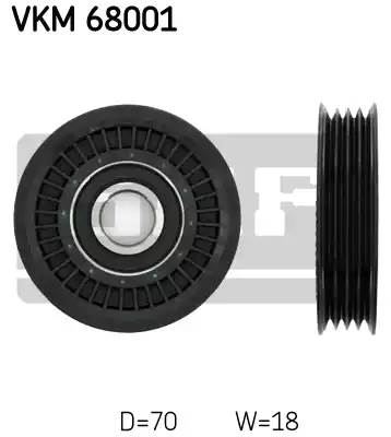 Ролик натяжной ремня НО, SKF, VKM68001
