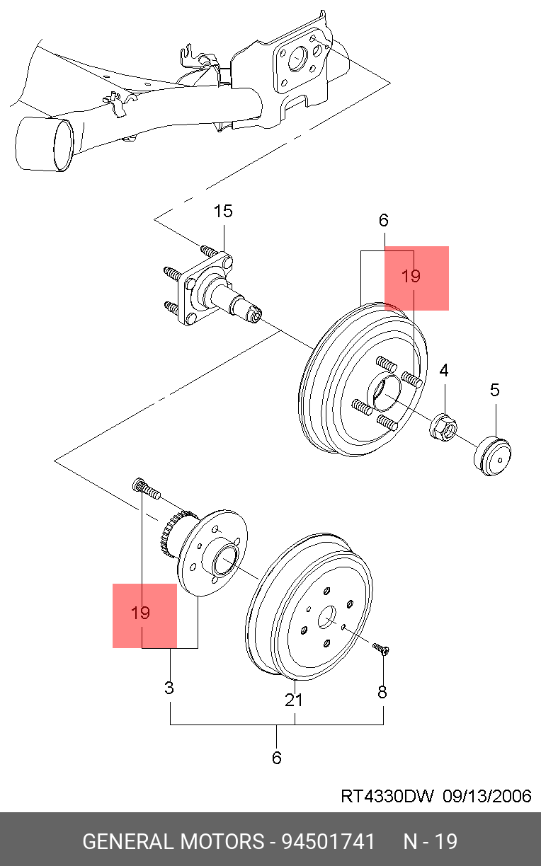 Шпилька колеса