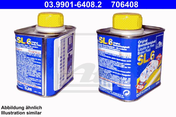 Brake Fluid SL.6 Ate 03.9901-6408.2